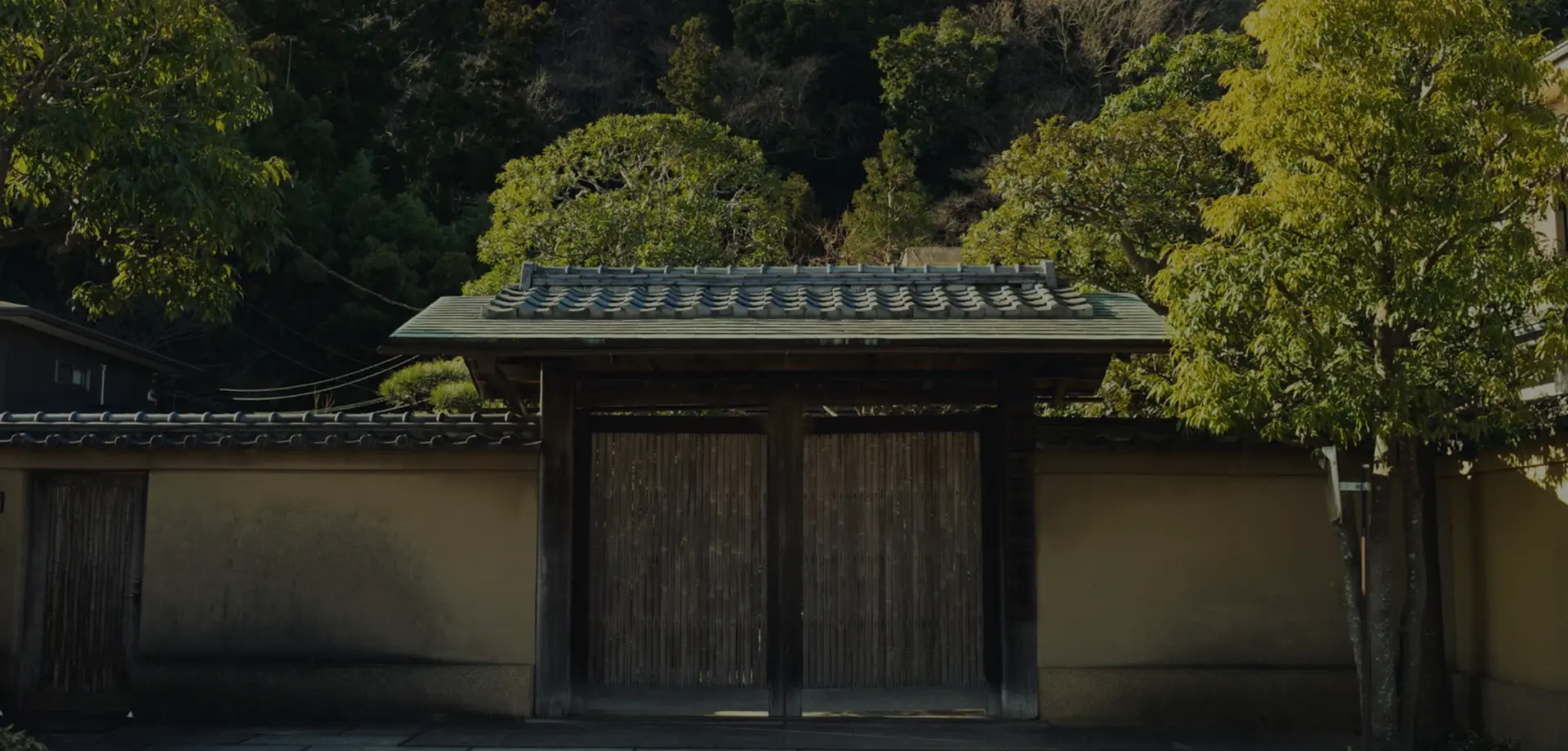 宗徧流の茶室入口
